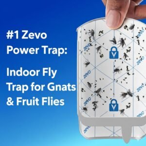 #1 Zevo Power Trap Indoor Fly Trap for Gnats & Fruit Flies