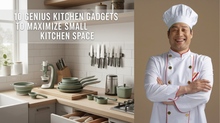 10 Genius Kitchen Gadgets to Maximize Small Kitchen Space