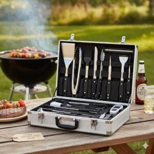 Cuisinart 20-piece grill set digital fork review Travel Ready