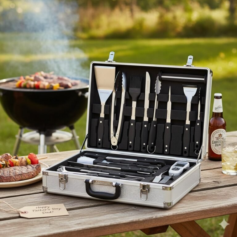 Cuisinart 20-piece grill set digital fork review Travel Ready