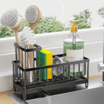 The Ultimate 5-Star Review Cisily Black Sponge Holder A Masterpiece of Modern Kitchen Organization