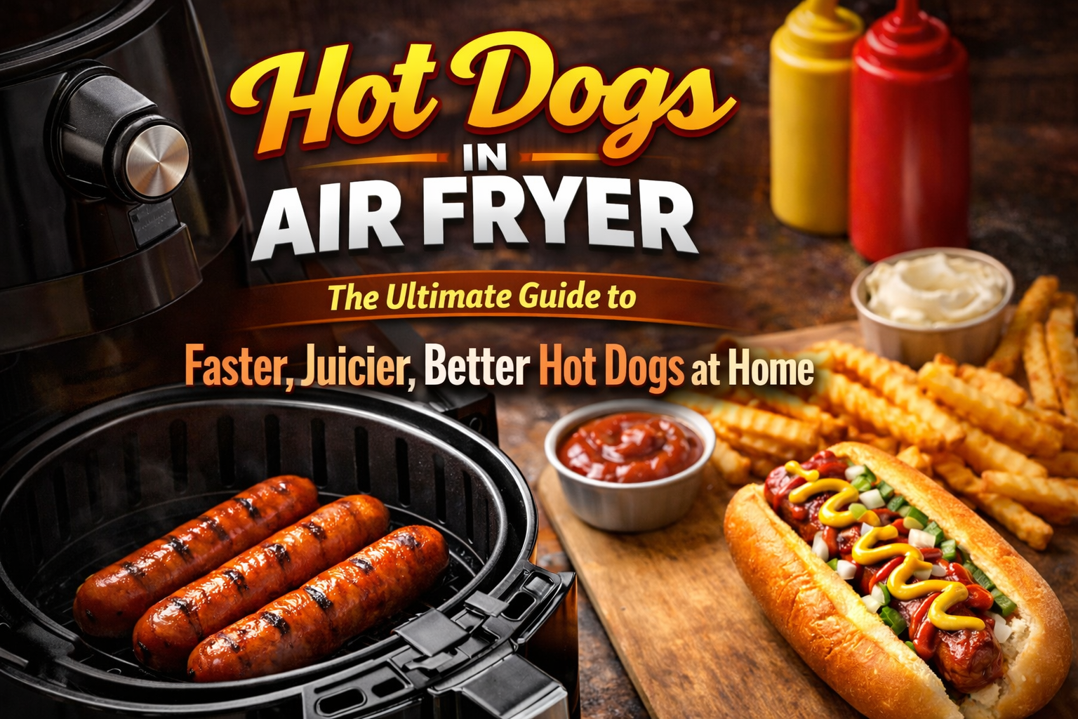 Hot Dogs in Air Fryer The Ultimate Guide to Faster, Juicier, Better Hot Dogs at Home